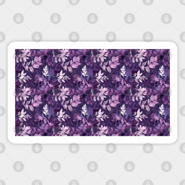 Purple Trendy Pattern V7 Magnet by Family journey with God